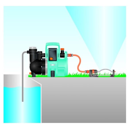 Garden pump, pressure, 1100 watts, pressure 45 m, 67 l/min-1