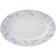 Oval Rose dish, Blue Rose decor, 32 cm