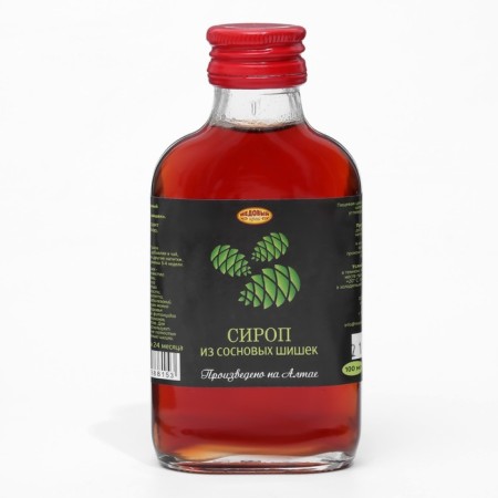 Syrup from young pine cones, 100 ml, glass-2