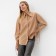 Women's shirt minku: casual collection beige color, river 52