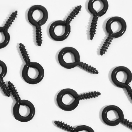 Holder for a screw pendant (set 50 pcs.) 0.8 × 0.3 × 0.1 cm, black color is black
