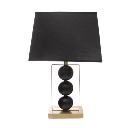 Traffic lamp with lampshade Risalux Oliver, E27, 40 W, Black Latun, Figure base, 33 × 22 × 53 cm-7
