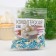 Sprinking confectionery "pearls" blue, silver, 20 g