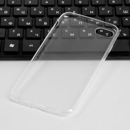 Luazon cover for iPhone 7/8/se (2020), silicone, transparent-1
