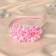 Hair cap "chosen" Astra, 0.9 cm, pink