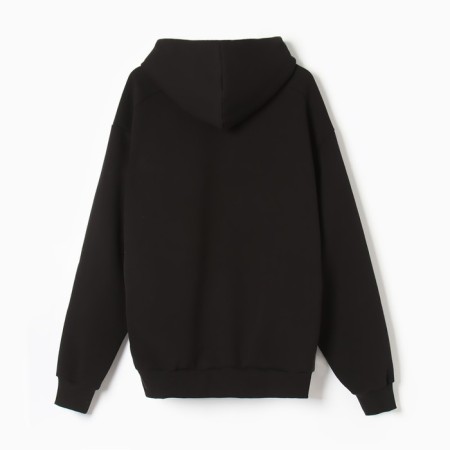 Male sweatshirt is laid down, black color, size 50 (l)-6