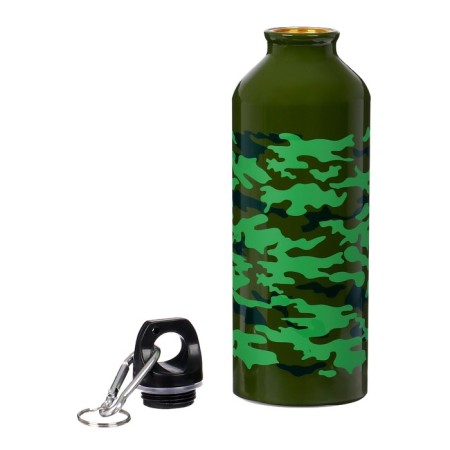 Water bottle, 500 ml, aluminum case, plastic, militarians-2