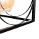 Lamp Bayerlux 2753/3 E27 40W Black 62x22x26-126 cm