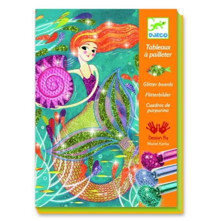 Coloring with sparkles "Mermaids"