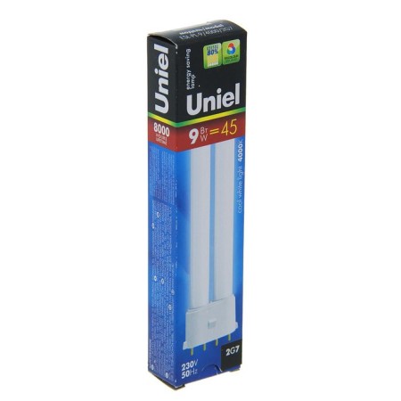 Energy -saving lamp Uniel, 2G7, 9 W, 4000 K, cold white-1