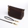 Bag Women's Cross-Bodi with a zipper, brown color