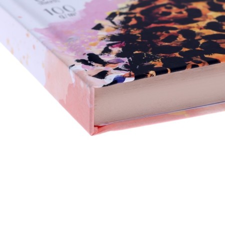 A5 sketchbook, 64 Leopard sheets, hard cover, Soft-Touch lamination, elastic band, tinted block 100 g/m2-2