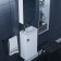 Tumbling under the Uperwood Vizo sink, 40 cm, suspended, white glossy