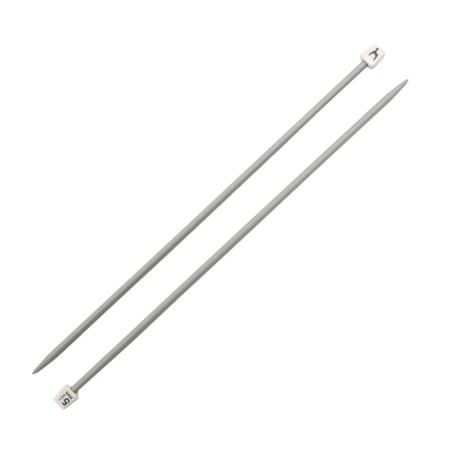 Knitting knitting straight lines 5.50 mm/35cm, plastic, 2 pcs-1