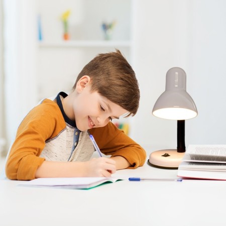 Table lamp E27, with off. (220V) white 34x14x14 risalux-10