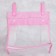 Grid for storing toys in the bathroom, pink color