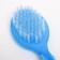 Hair care set, comb+brush, blue color