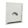 Showing watering can Accoona A355-1, on a hinge mount, 20 cm, square, stainless steel