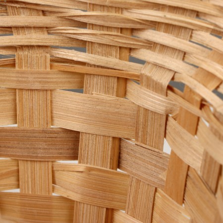 Wicker basket, D21/13 x H14/29cm, bamboo, natural-3