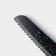 A knife with an anti -wagoning coating of the “marshmallow”, bread, blade 20 cm, black color