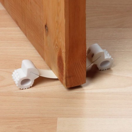 Clippasafe interior doors blocker, floor, white