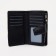Women's wallet on a magnet, black color