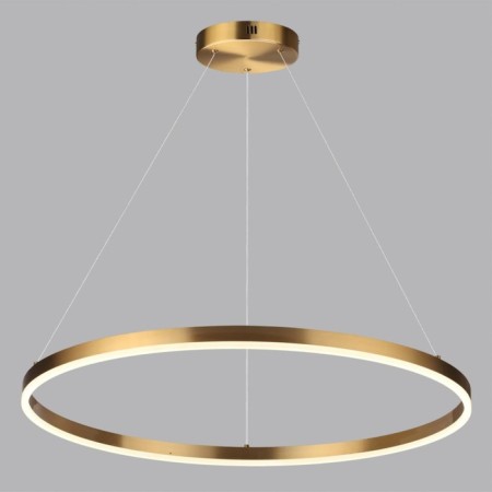 Lumber Lumion lamp. Echo, 67W, LED, 800x800 mm, brass color