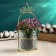 Glass pot on a stand, 20x9.5cm