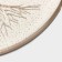 A set of napkins of serving shares "Tree", 2 pcs, d = 38 cm, beige color