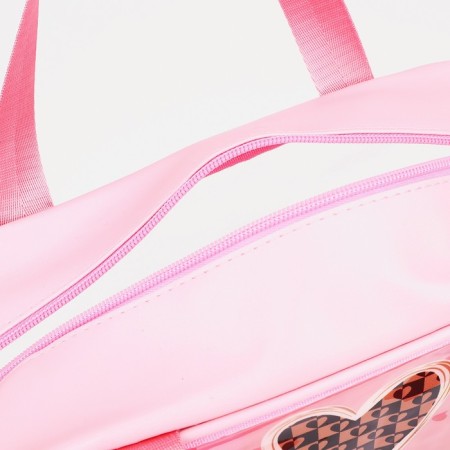 Lightning cosmetic bag, pink color-2
