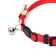Cat Aznikiy "Bow" with rhinestones, 30 x 1 cm, red