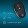 Mouse call 455MW black optical (1600DPI) wireless USB for a laptop (5but)
