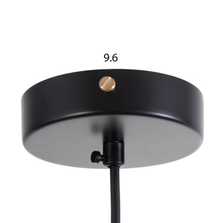 Iris chandelier 1x60W E27 Black 15x15x20 (100) cm-5