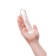 Unrealistic phallimitator Sexus Glass, glass, transparent, 16.5 cm