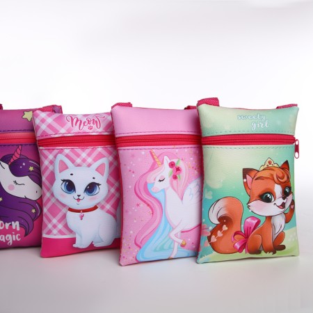 Children's bag "Magic animals" mix 16x11 cm-2