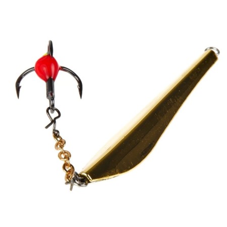 Brountry Vertical Winter Lucky John Double Blade with a chain and a tee, 4.5 cm, sg blister-1