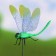 Plug "Dragonfly Sendy" 14x9cm/45cm, mix