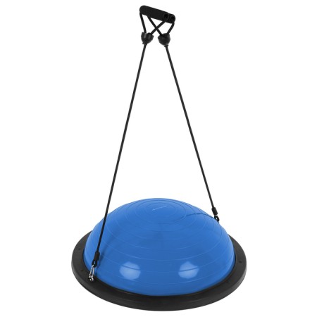 Half -sphere bosu gymnastic, with a pump, 55x25 cm, blue color-20