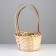 A set of wicker baskets (bamboo), 16xh10/32 cm, 18xh10/34 cm, 21xh10/36 cm, 3 pcs