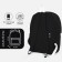 Youth backpack from lightning textiles, 5 pockets, black color