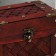 Casket Street Wood "Book. With rivets" Brown 17.8x11.5x12.8 cm