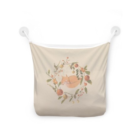 Organizer in the bath on the suction cups “Fox, fox, fox...”, for storing toys and trifles, size 33x39 cm-2