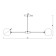 Lamp on the ESCADA rod, 2110/8P Gold. 8x40W, E14, 980x980x420 mm, Shampan