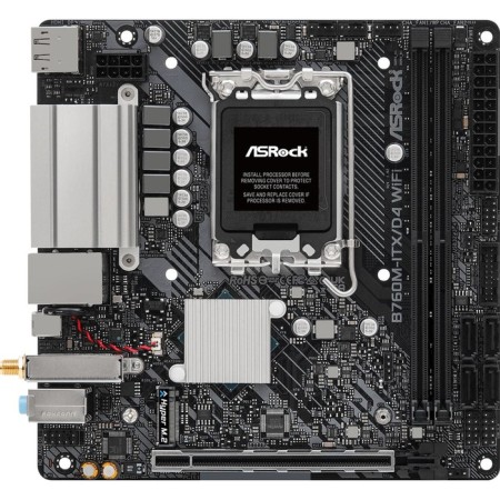ASROCK B760M-RITX/D4 WIFI SOC-1700 Intel B760 2XDDR4 Mini -itX AC`97 8ch (7. 106498-1