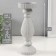Summary tree for 1 candle "corrugation" light gray 9.7x9.7x27 cm