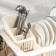 2-tier dishes dryer, with dryer dryer, champagne color