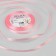 Satin ribbon, 6 mm × 23 ± 1 m, color pink No. 04