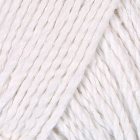Yarn "soft cotton" 70% cotton, 30% nylon 220m/100g (002 bleach)-2