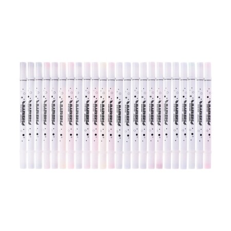 A set of markers 18 colors is bilateral, in plastic tube mix-3