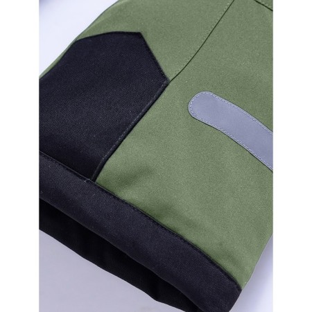 Ski costume for a boy, khaki color, height 98 cm-17